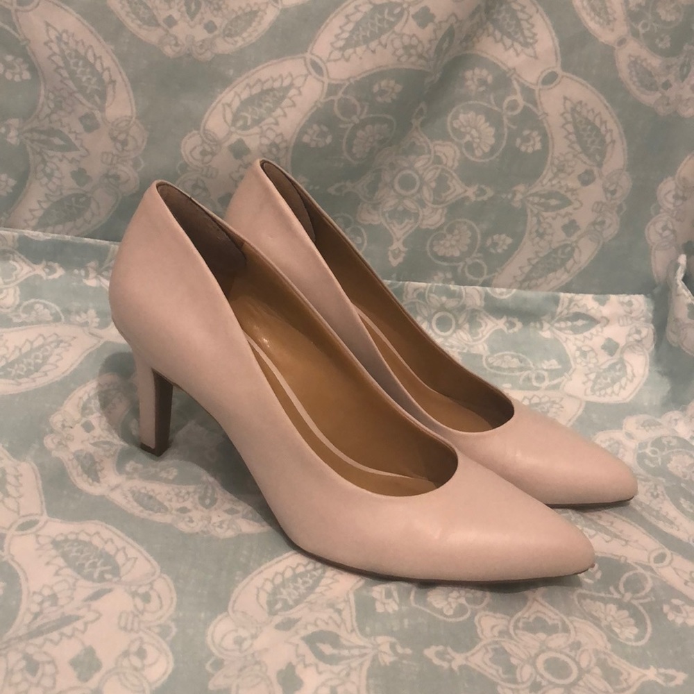 Cream colored 3 inch heels